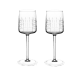 christofle set of 2 crystal red wine glasses 0