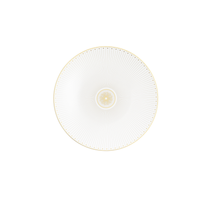 christofle porcelain dessert/luncheon/salad plate gold finish 0