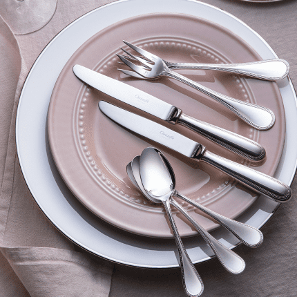 christofle espresso spoon perles  silver plated 2