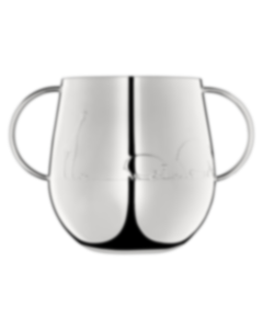 Two handle baby cup Savane  Silver plated