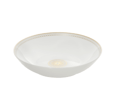 christofle porcelain soup cereal bowl gold finish 0