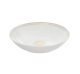 christofle Porcelain Soup Cereal Bowl Gold Finish