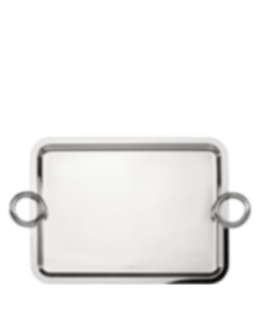 christofle Large Silver-Plated Tray 16 x 12 in