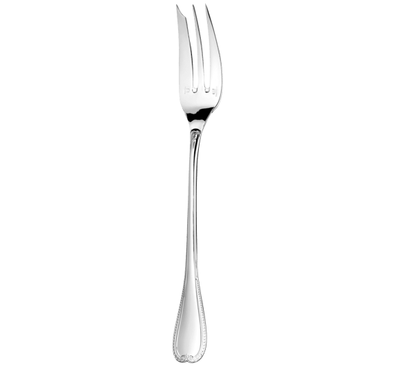 christofle serving fork malmaison  sterling silver 1
