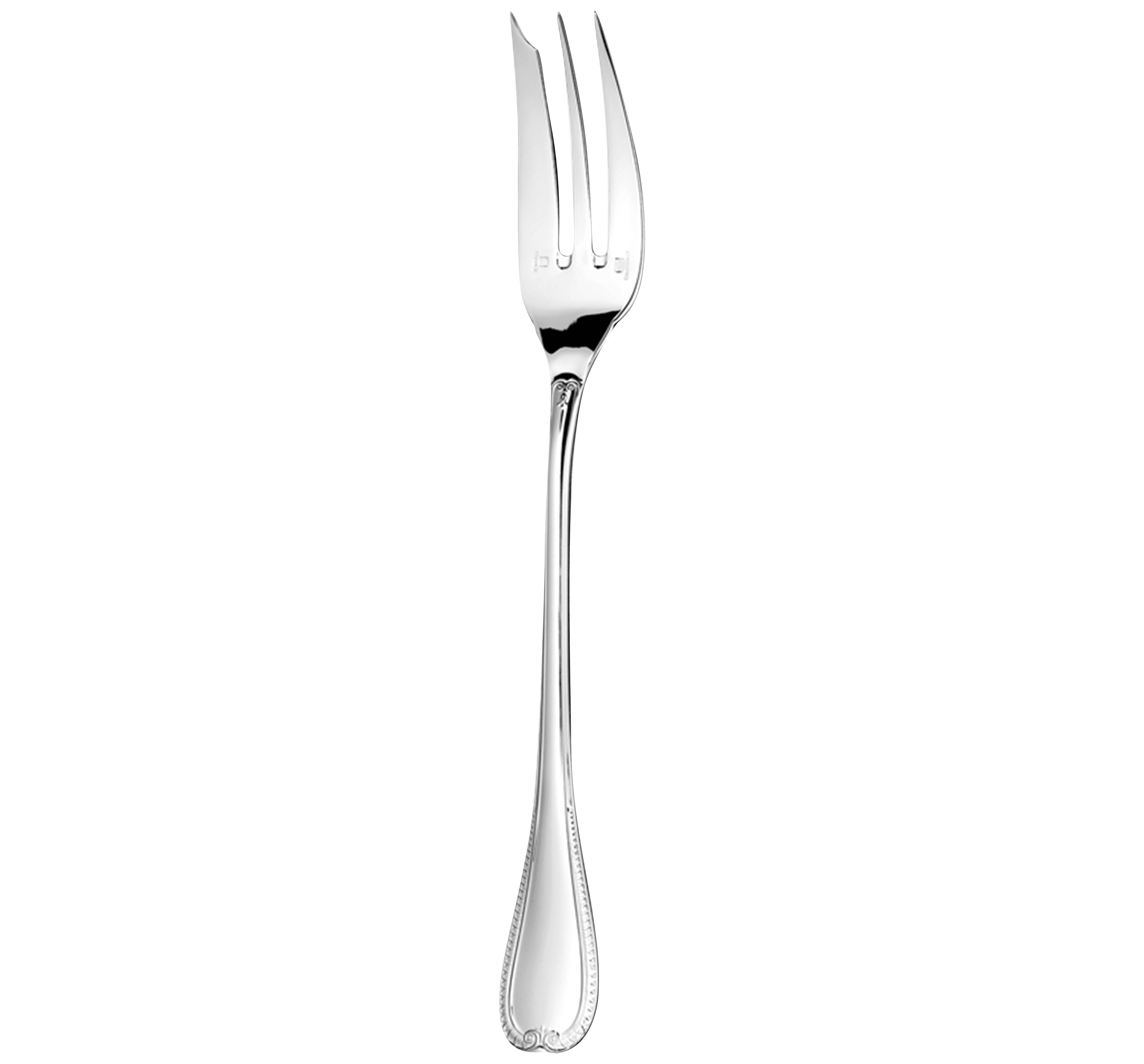 christofle fourchette à servir en argent massif 1