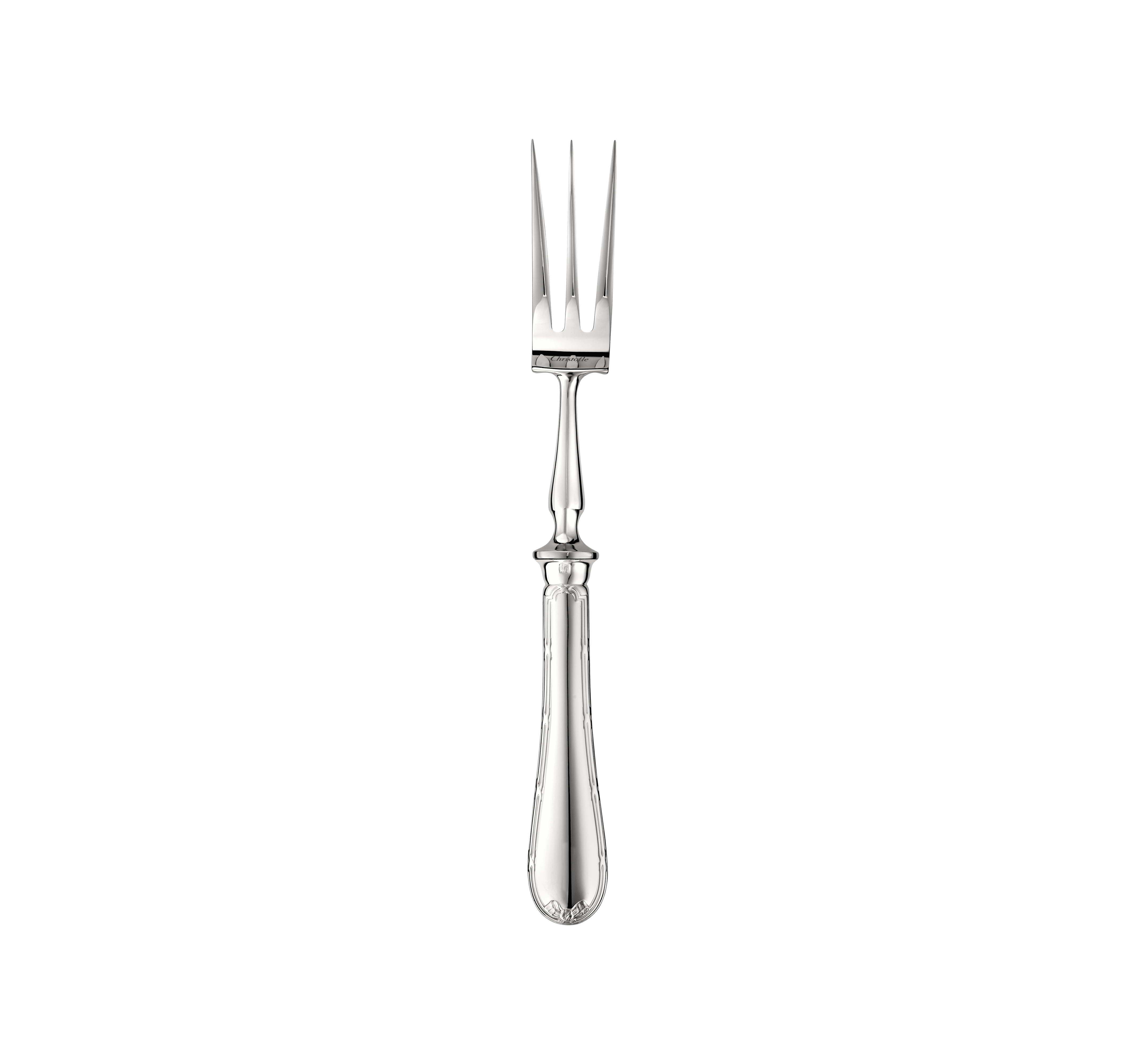 christofle silver-plated carving fork 1
