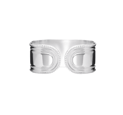 christofle silver-plated opened napkin ring 2