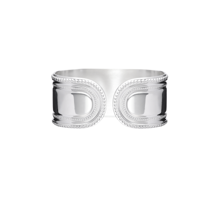 christofle silver-plated opened napkin ring 2