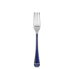 christofle silver-plated dinner fork - marbled blue 1