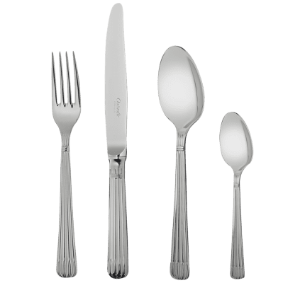 christofle flatware set for 6 people (24 pieces) osiris  stainless stee 1