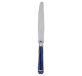 christofle silver-plated standard dinner knife - marbled blue 1