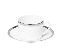 christofle gilded porcelain teacup and saucer 2