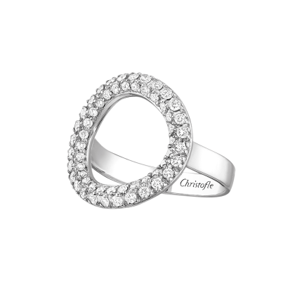 56 diamond bridge ring gold and diamants 