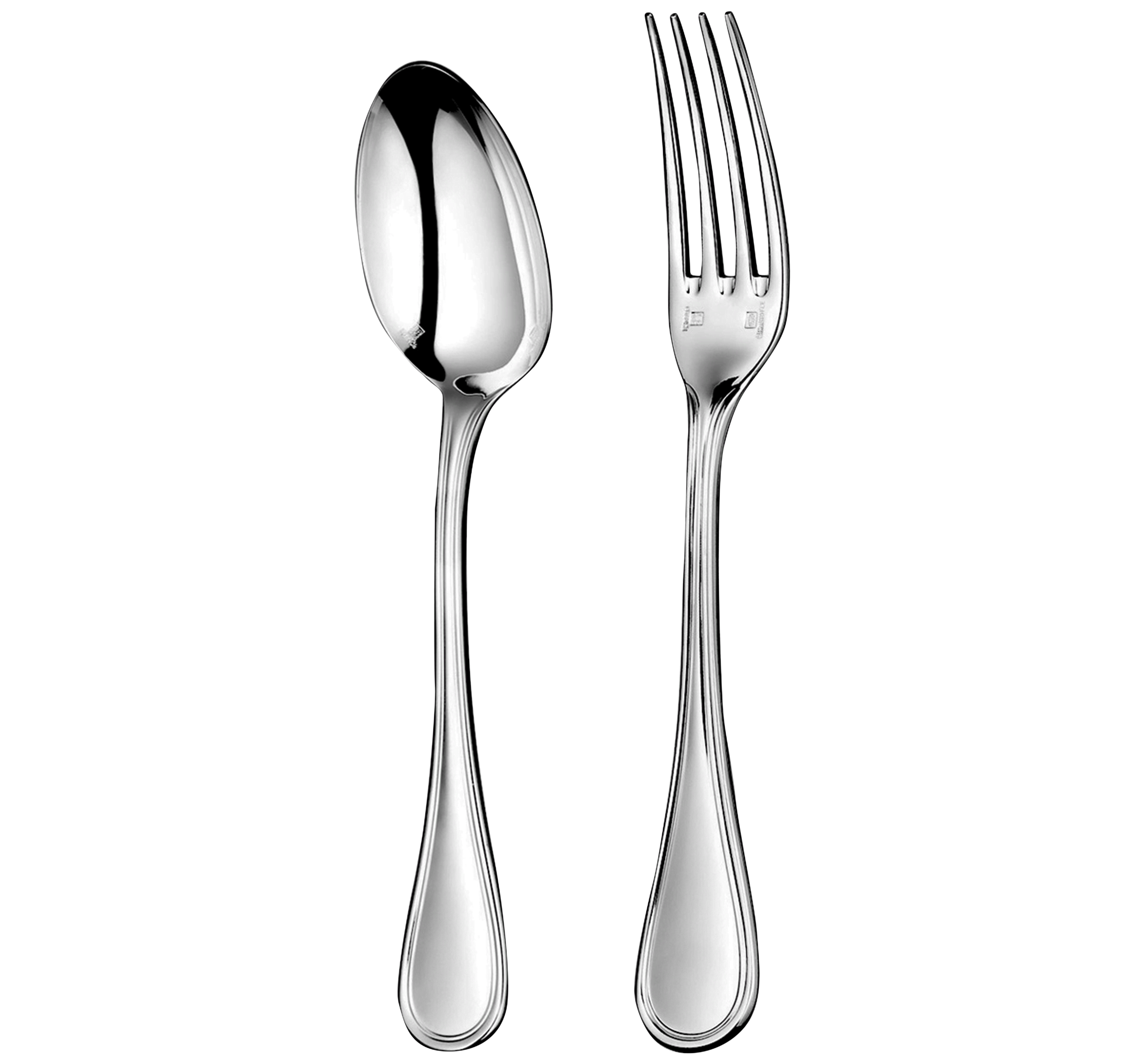 christofle coffret de 2 couverts en argent massif 1