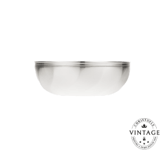 Vintage Silvered Bowl Torsade 14 cm
