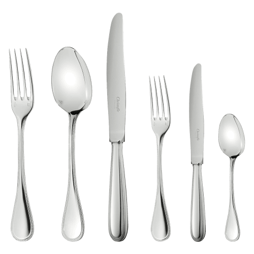 Christofle - 36-Piece Silver-Plated Flatware Set with Chest - Marly