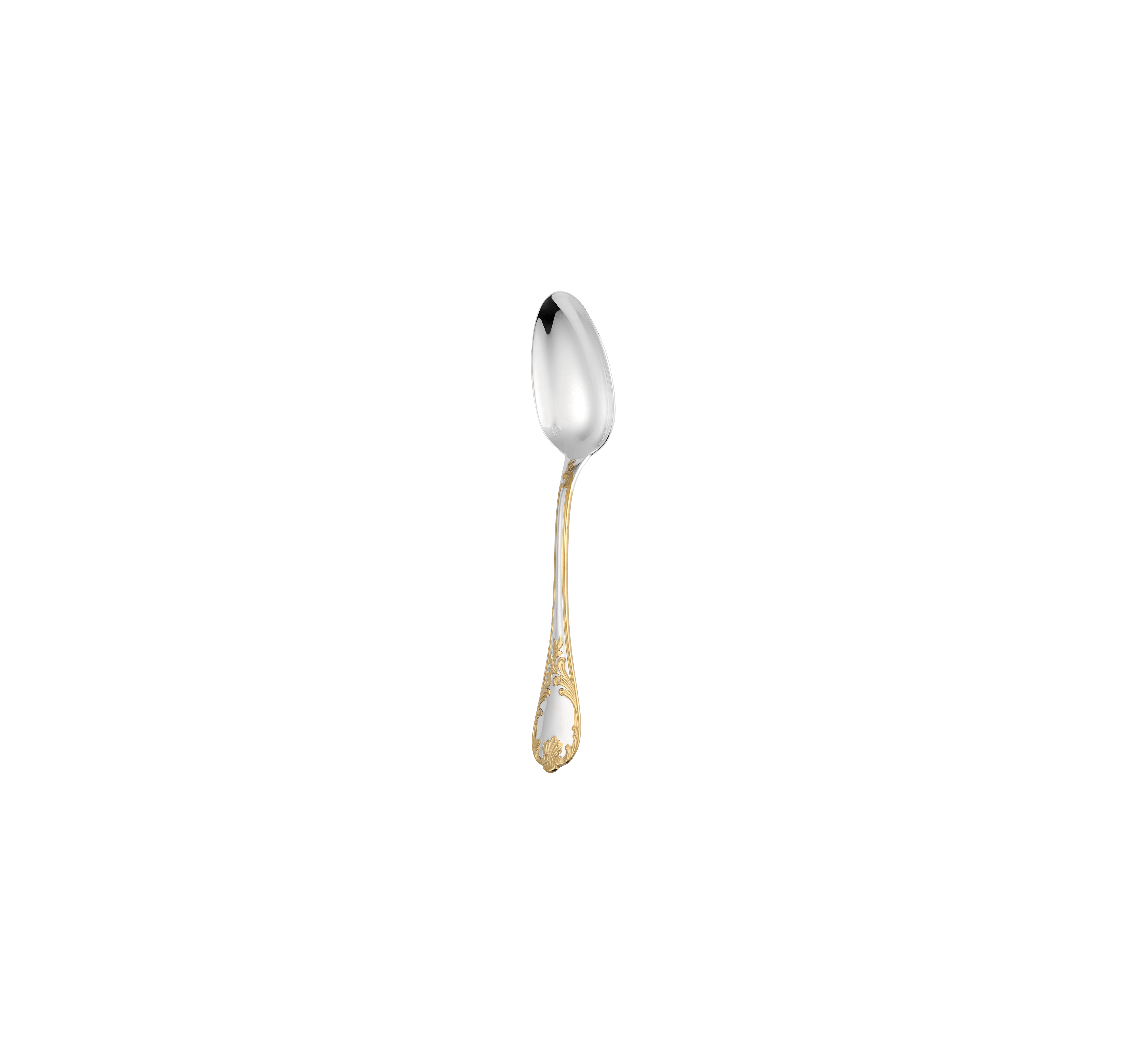 christofle partially gilded silver plated after dinner teaspoon 3