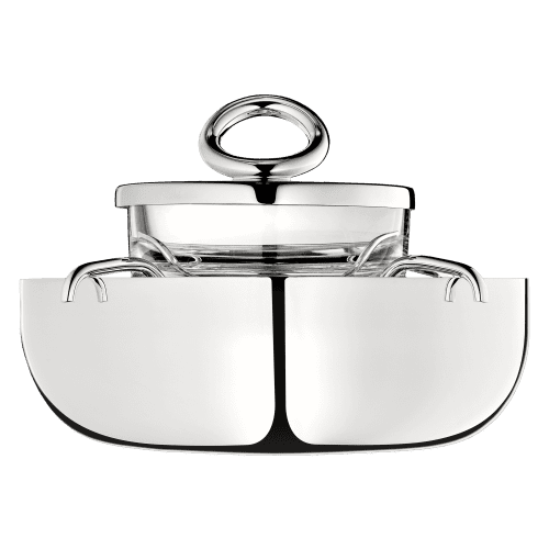Small Silver-Plated Caviar Serving Set