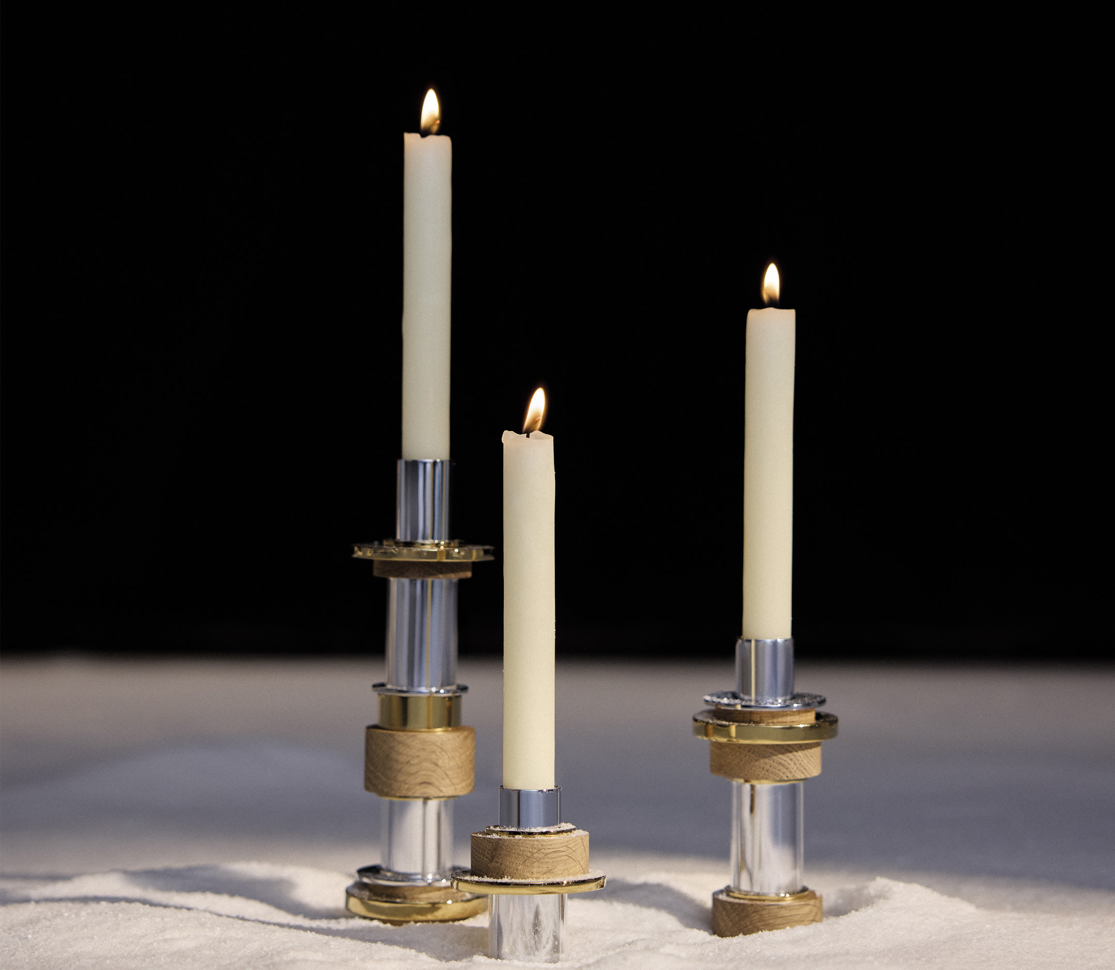 Stainless Steel Candle Holder - Large | Myriade
