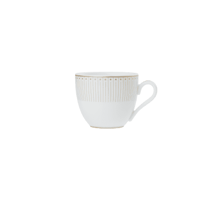 christofle 2 porcelain coffee cup and saucers gold finish 0
