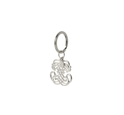 christofle sterling silver key chain ee - eugénie de montijo 1