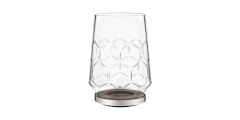 christofle madison 6 glass, wood and silver-plated hurricane 2
