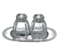 christofle Salt and pepper shaker set Malmaison Sterling silver