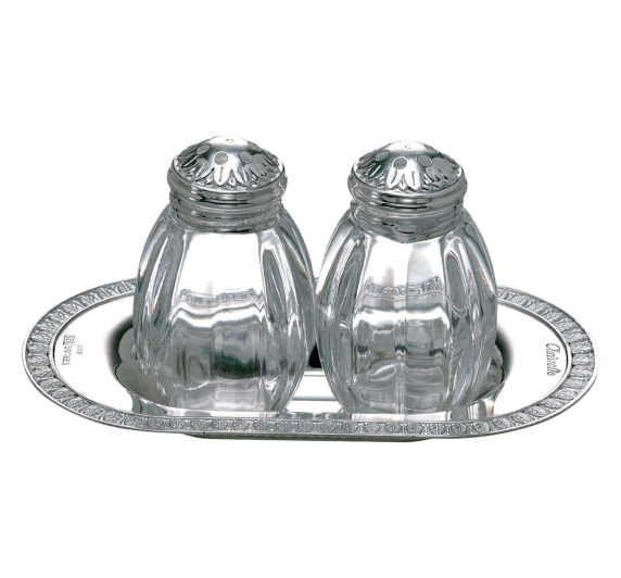 christofle salt and pepper shaker set malmaison sterling silver 1