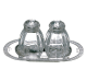 christofle Salt and pepper shaker set Malmaison Sterling silver