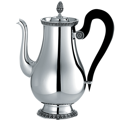 christofle 8 cup coffee pot Malmaison  Silver plated
