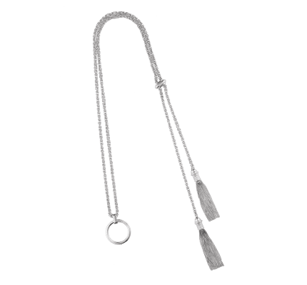 christofle sterling silver eyeglass holder long necklace 0