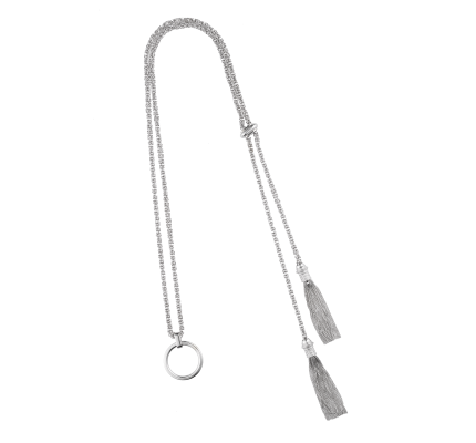 christofle sterling silver eyeglass holder long necklace 0