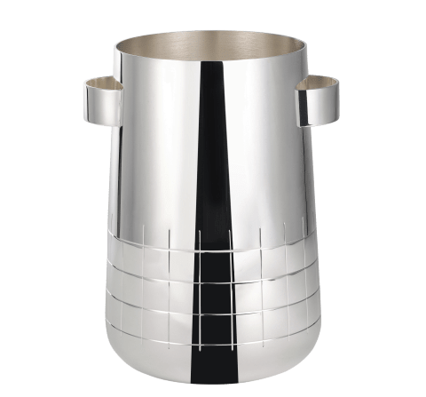 Wine cooler Graphik Silver plated
