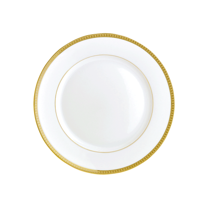 christofle gilded porcelain bread plate 0