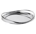 christofle round tray 39 cm vertigo  silver plated 1