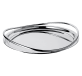 christofle round tray 39 cm vertigo  silver plated 1