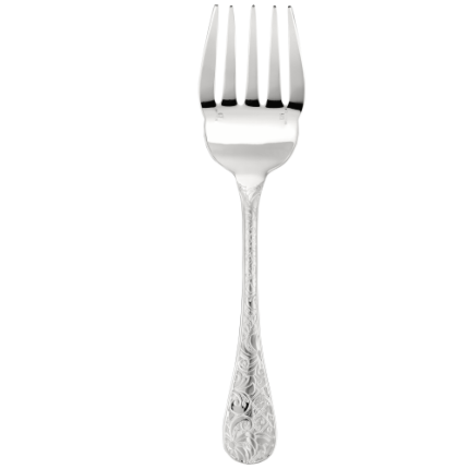 christofle silver-plated fish serving fork 3