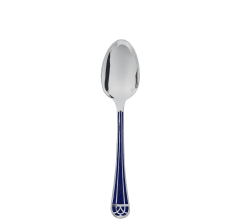 christofle silver-plated standard spoon - marbled blue 1