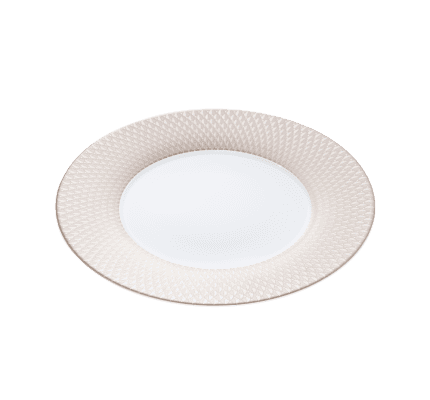 christofle porcelain underplate platinum finish 0