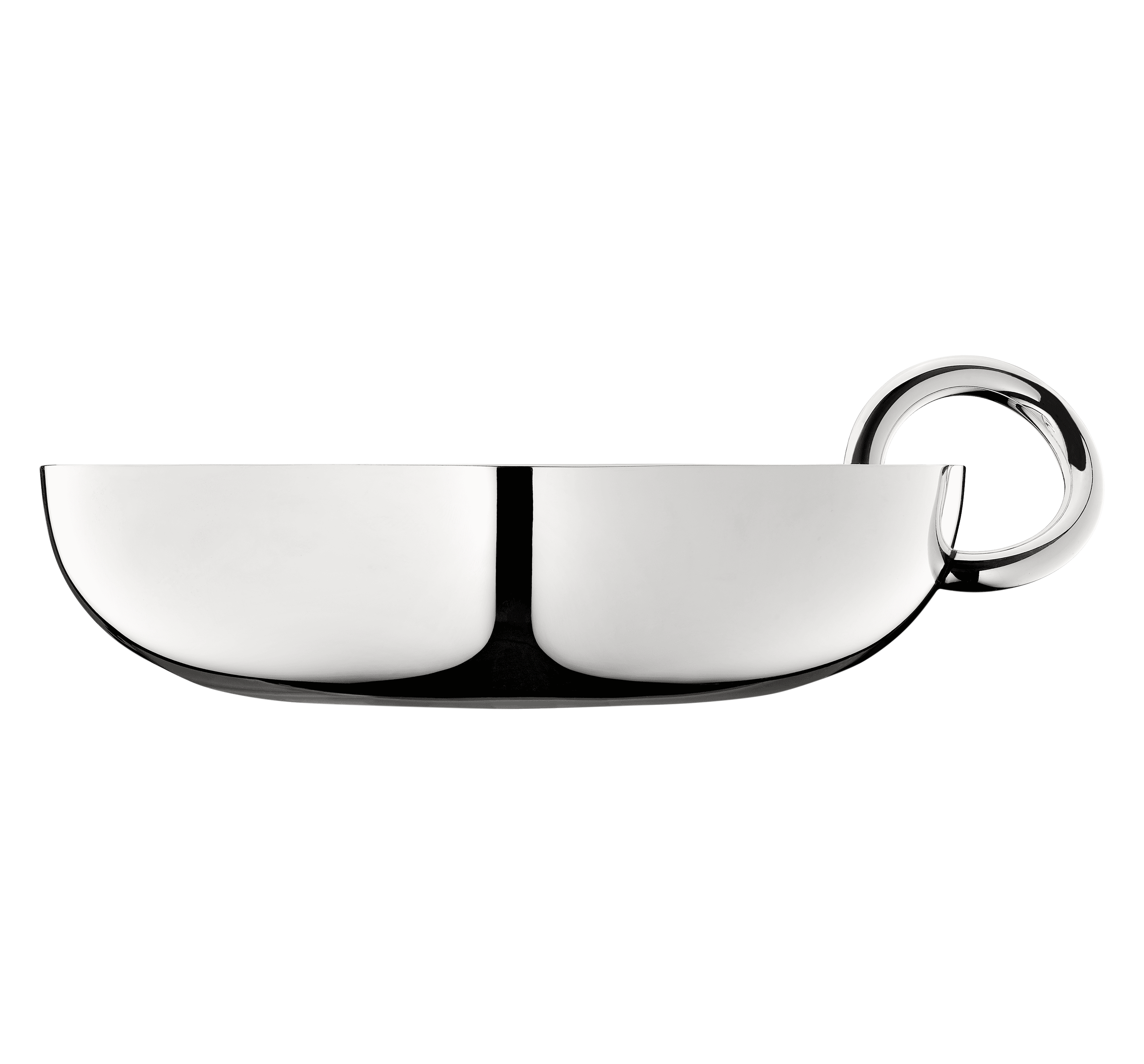 Large Silver-Plated Snack/Trinket Bangle Bowl