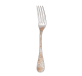 christofle partially gilded silver plated dinner fork - pink gold 2