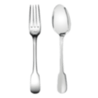 christofle Two-Piece Silver Plated Children’s Flatware Set with Chest