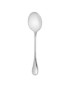 christofle salad serving fork rubans  silver plated 1