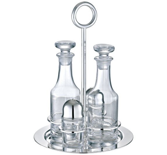christofle condiment bowl, set of 4 vertigo  silver plated 4