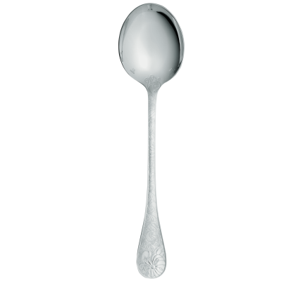 christofle salad serving spoon jardin d'eden  silver plated 3