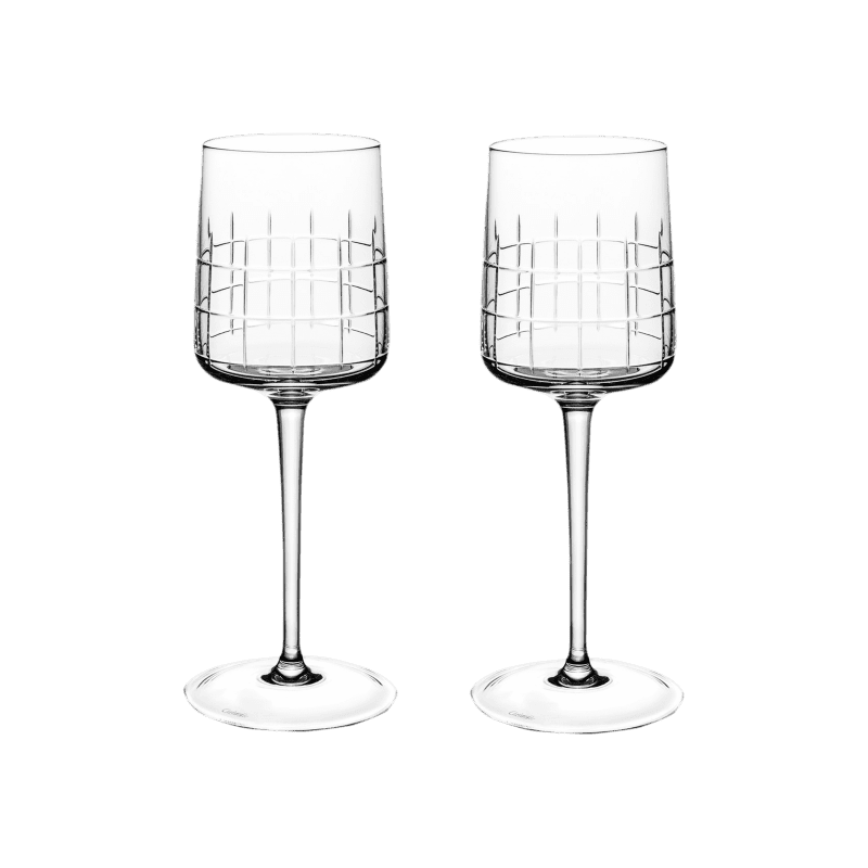 JC Inn Crystal - Red Wine Glasses Set Of Two