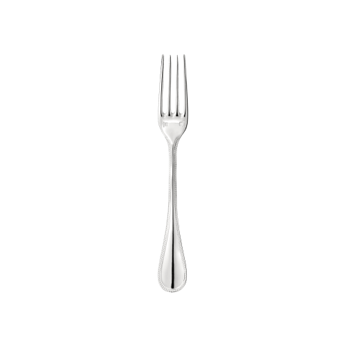 魅力的な価格 Silver-Plated Perles Fork Dessert スプーン
