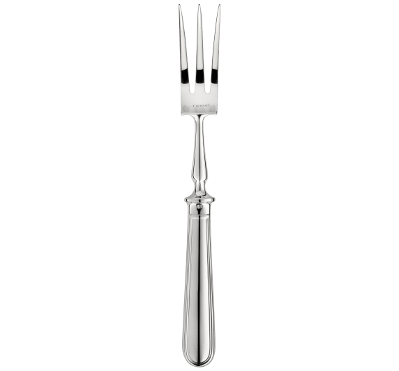 christofle carving fork albi  silver plated 1