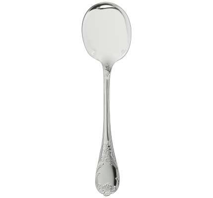 christofle cream soup spoon marly  silver plated 0