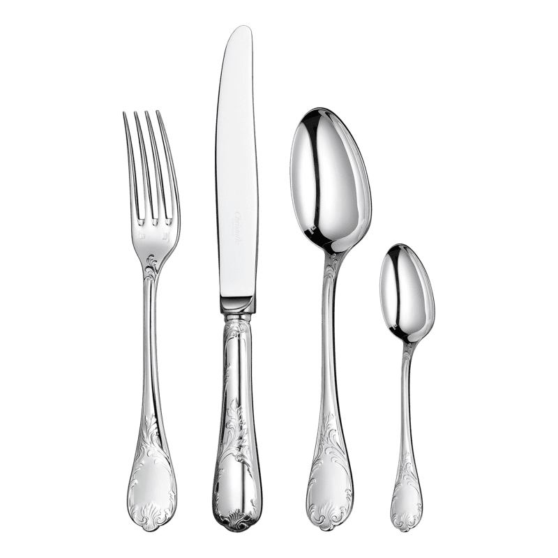 48-Piece Silver-Plated Flatware Set with Chest Marly